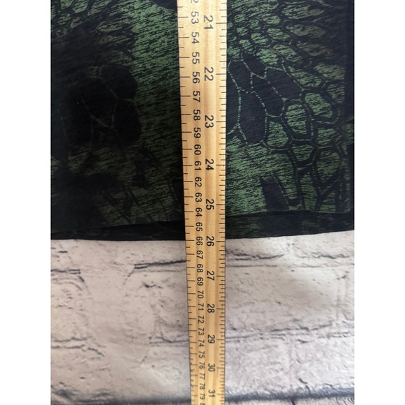 Affliction Mens X Large Live Fast Chris Sniper Skull Graphic T Shirt Black Green - Picture 4 of 7